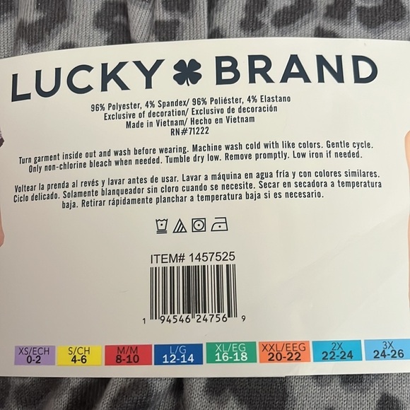 Lucky Brand Ladies' 4-Piece Paiama
Set Set XXL - Picture 6 of 6